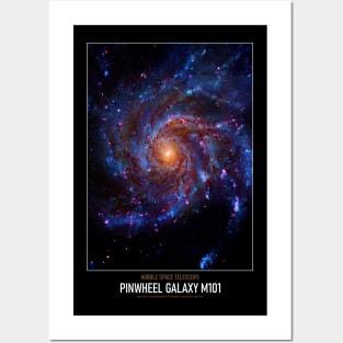 High Resolution Astronomy Pinwheel Galaxy M101 Posters and Art